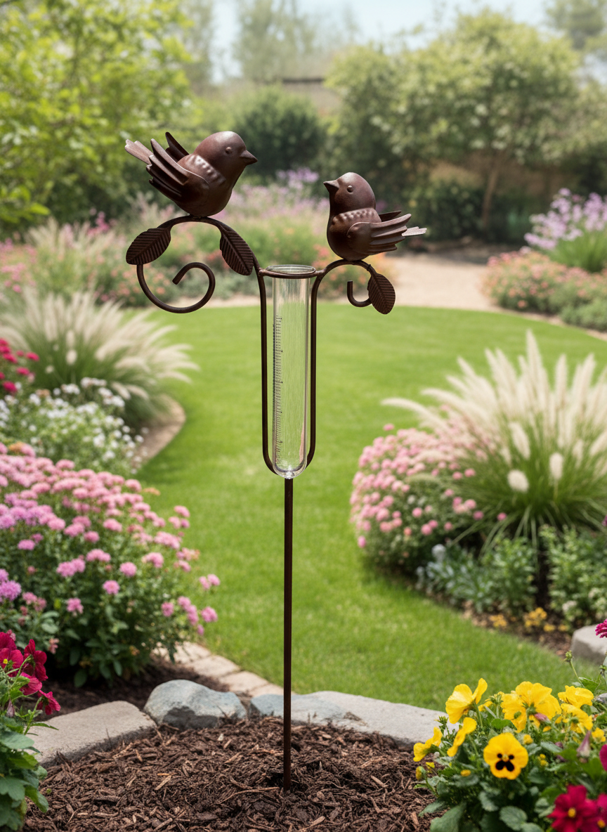 Two Bird Rain Gauge