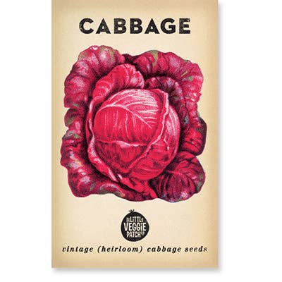 Cabbage 'Savoy Purple' Heirloom Seeds: Cabbage (Wholesale)