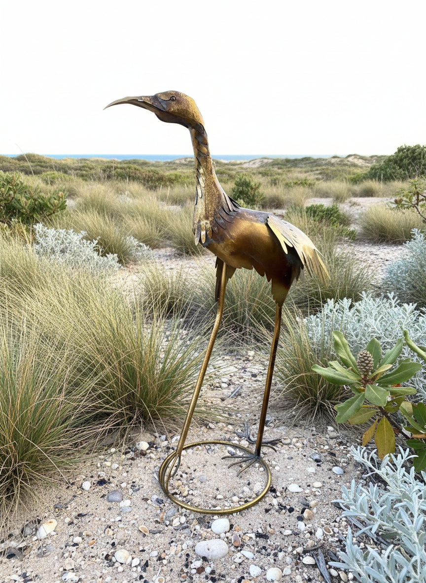 Brolga Walking — Garden Art & Décor | Burrum Landscape Su
