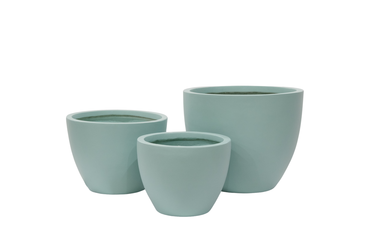 Fibrestone Egg Pot - Sage