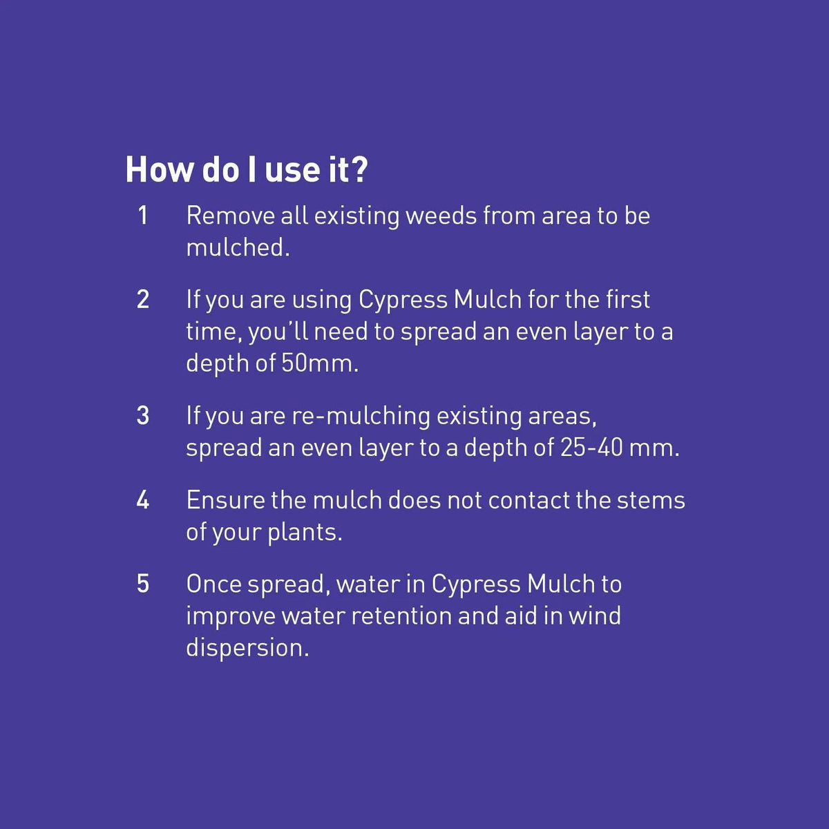 How to apply cypress mulch to garden beds — Queensland landscaping guide