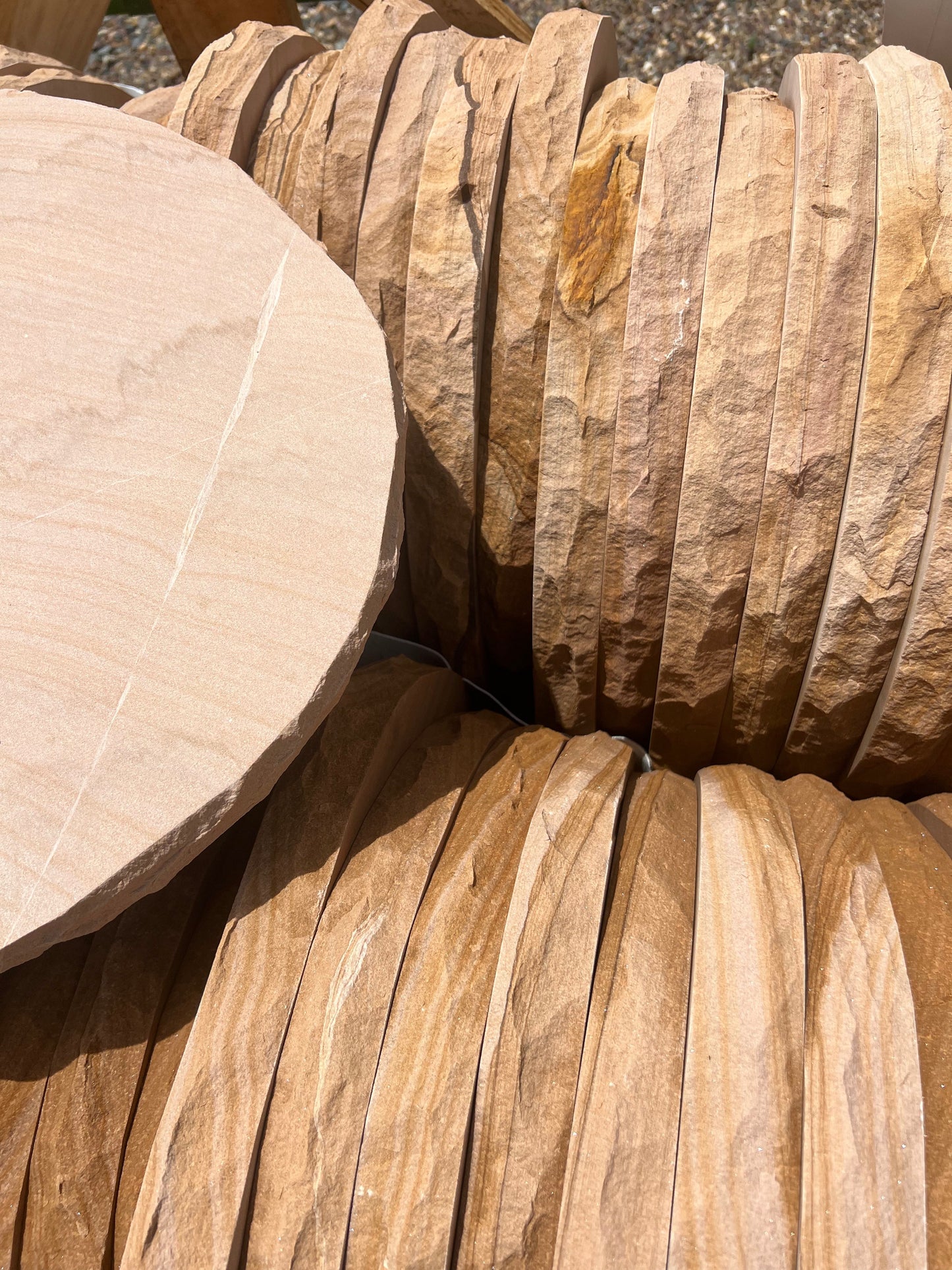 Kashmiri Pebbles Sandstone Stepper