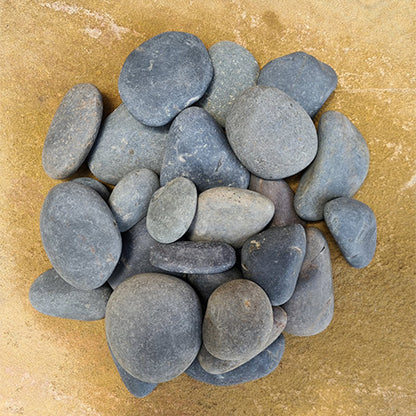 Sino Black Natural Pebbles 30-50mm