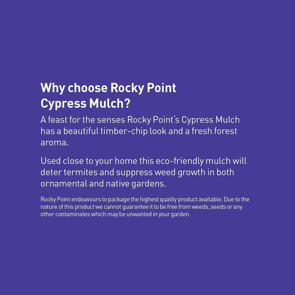 Why use cypress mulch — benefits for moisture retention and weed suppression in garden beds
