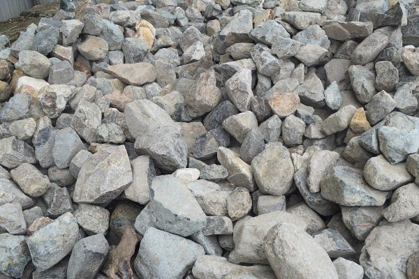 100-300mm grey rocks for retaining walls, dry creek beds and erosion control Queensland