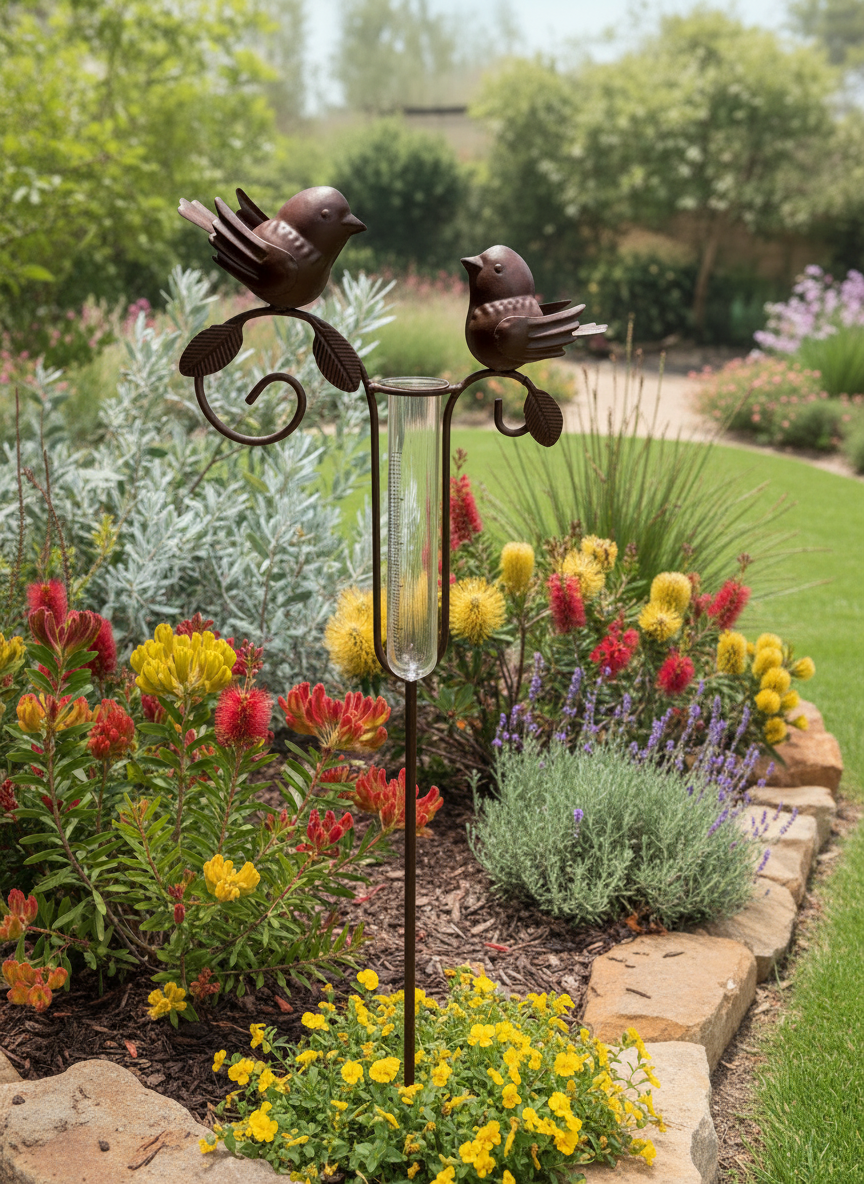 Two Bird Rain Gauge