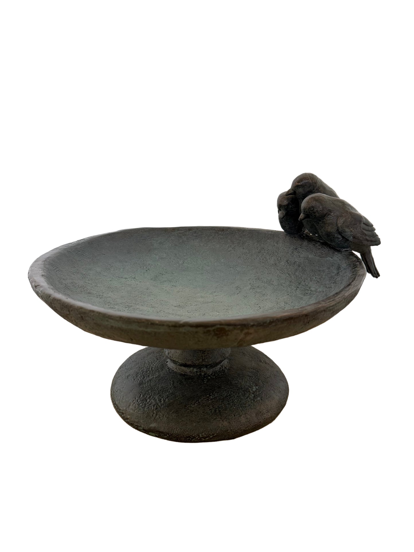 3 Birds on Footed Bowl