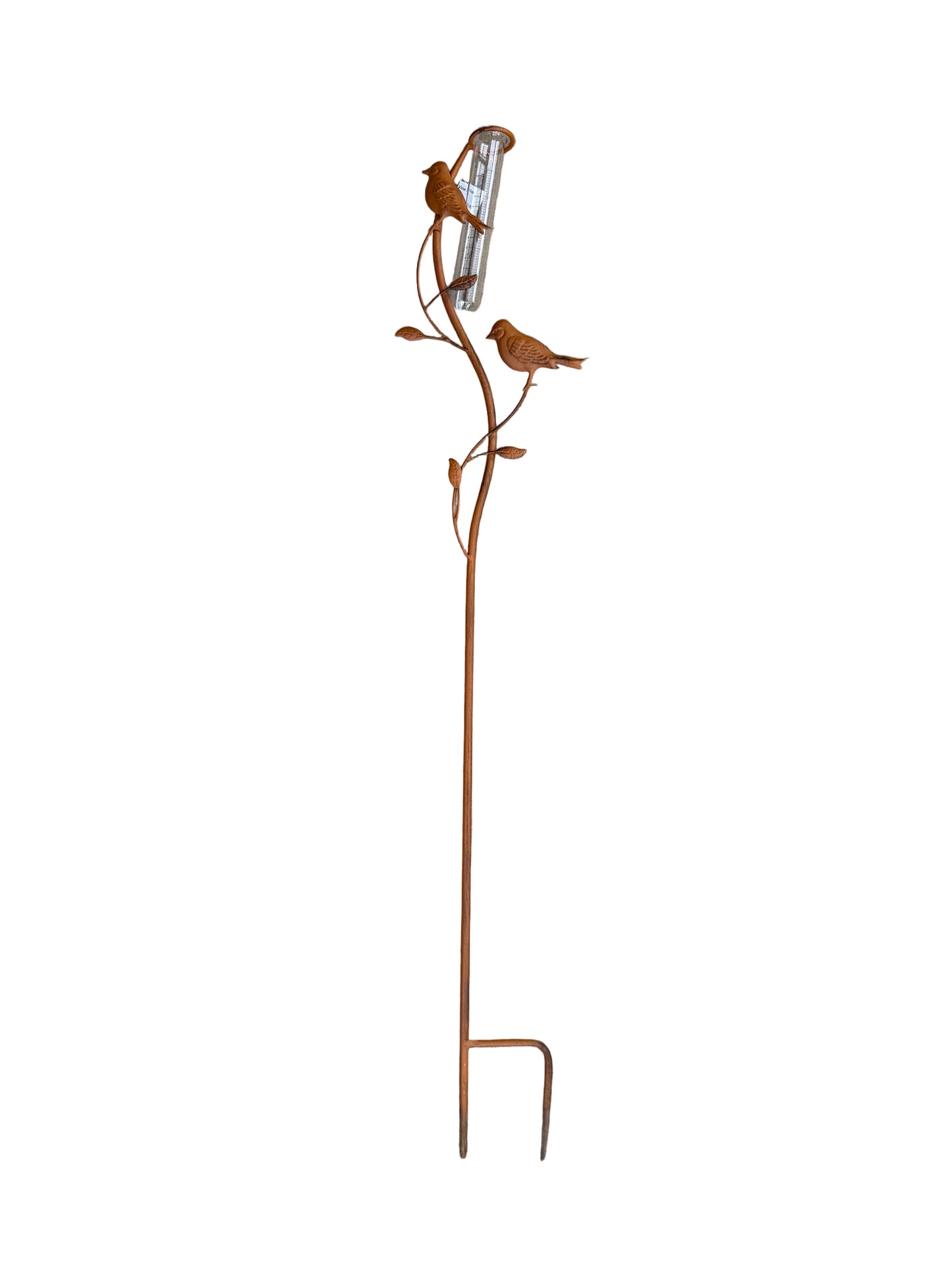 Birds on a Vine Rain Gauge