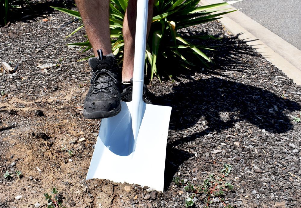 Square Mouth Shovel - All Metal Long Handle