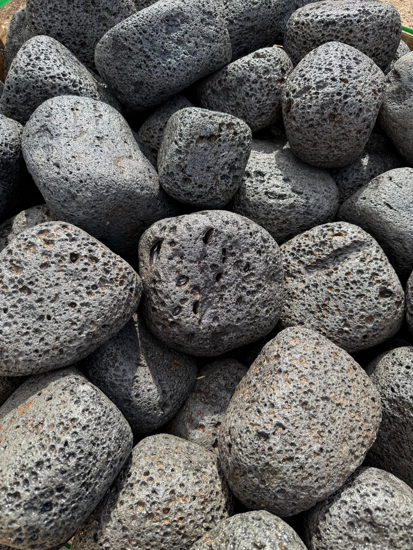 Volcanic lava rocks bulk supply — Burrum Landscape Supplies Howard QLD