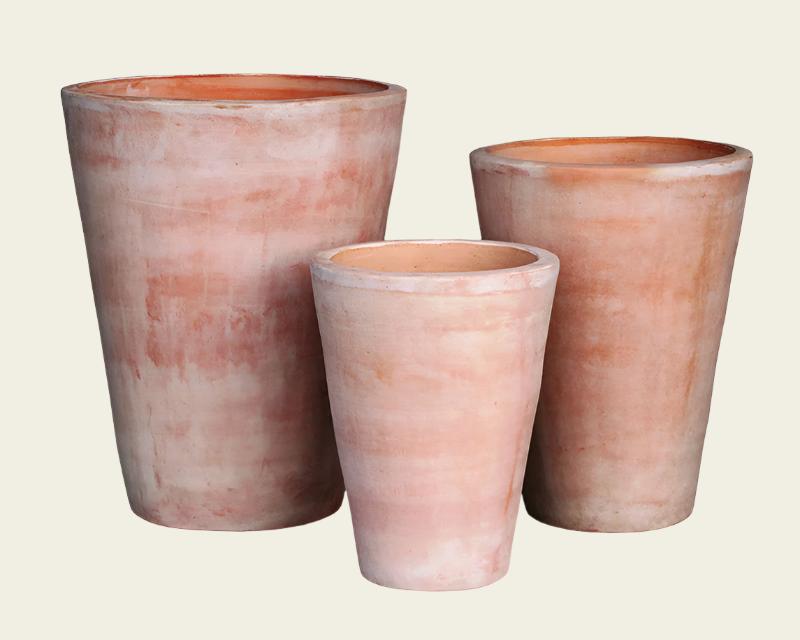 plain terracotta plant pots Terracotta Round Tall Pot — Garden Pots
