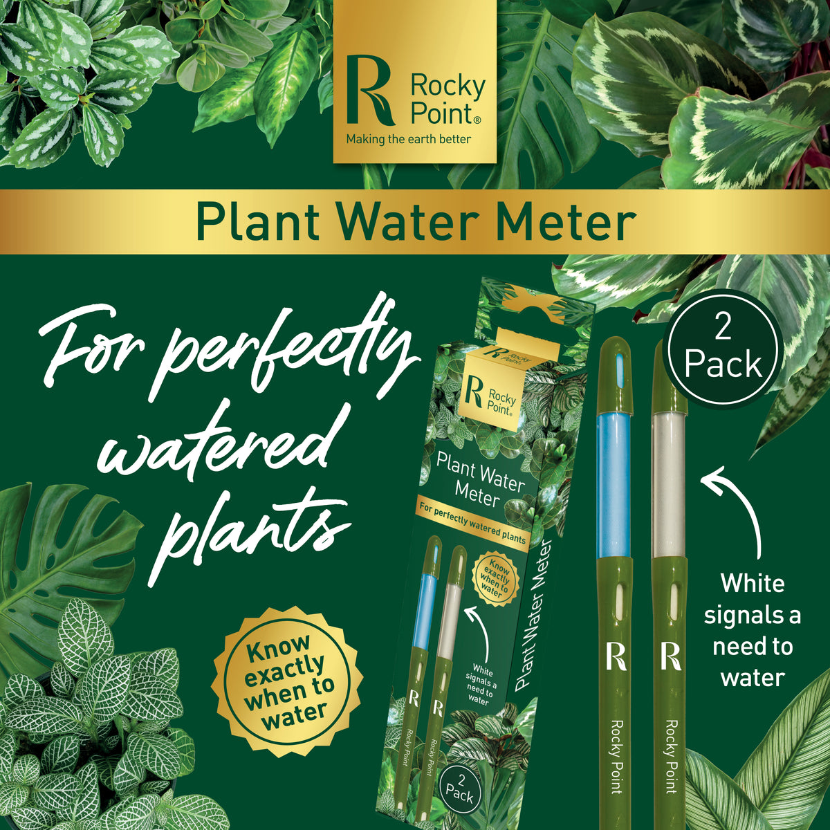 Plant Water Meter 2 Pack — Garden Accessories | Burrum La... – Burrum ...