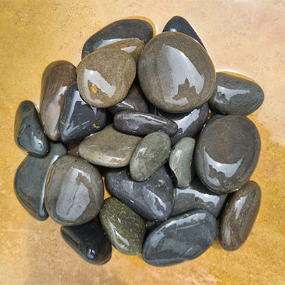 Sino Black Natural Pebbles 30-50mm