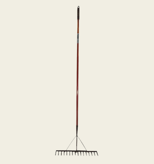 Rake - 18 Tooth Red Metal Handle