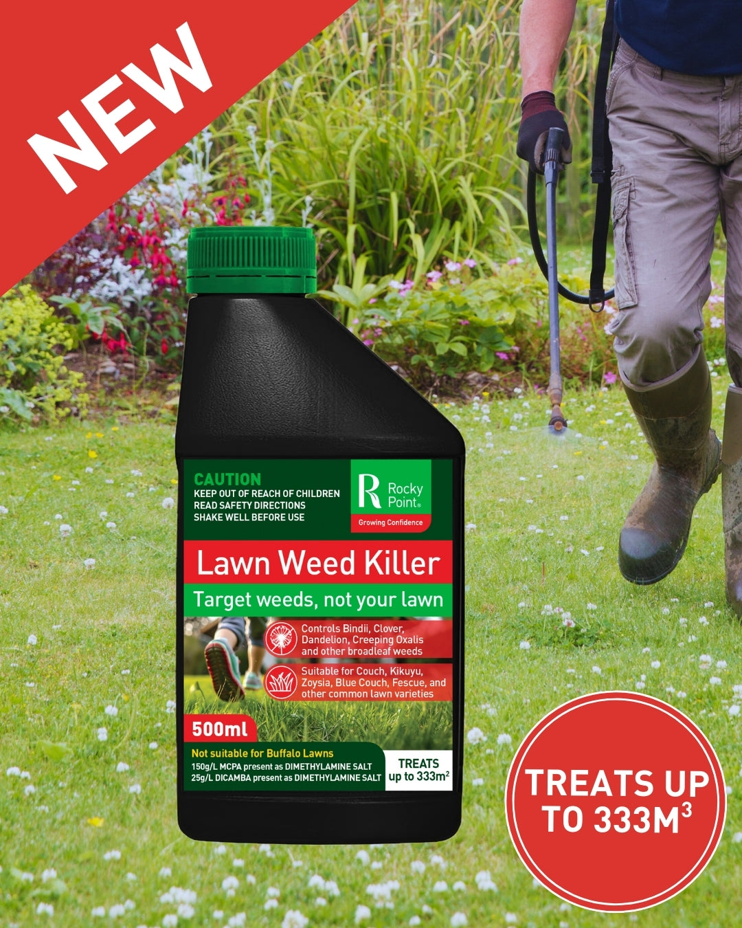 broadleaf herbicide for kikuyu Lawn Weed Killer 500ml