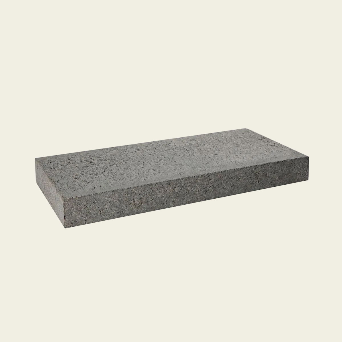 Besser Block Capping Tile 390x190x40mm - grey concrete cap
