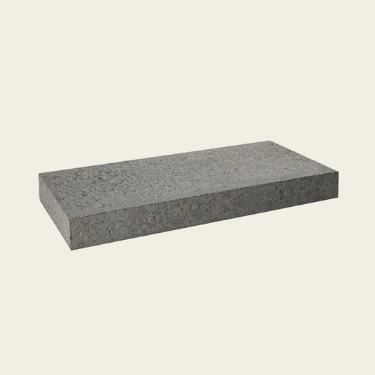 Besser Block Capping Tile 390x190x40mm - grey concrete cap