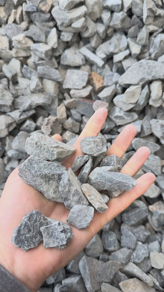 40mm Grey Crushed Aggregate